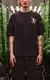 REMERA HUMO LUXO [ NEGRO ]