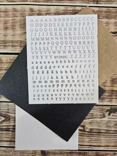 Plancha de Letras Sueltas (I073)