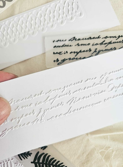 Carpeta Texturadora Embossing 3 x 15cm (J051)