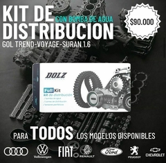 KIT DE DISTRIBUCION - GOL TREND-VOYAGE-SURAN 1.6 - DOLZ