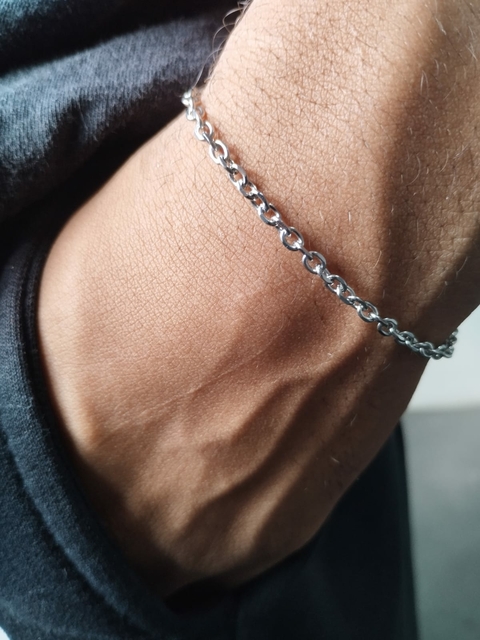 Pulseira Masculina BCOL044 em Aço Inox