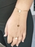 Pulseira com Anel Borboletas em Aço Dourado - comprar online
