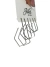 Trio Argola Gravata Fio Quadrado em Aço Inox