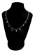 Chocker Estrela e Lua Chapa Chapa Mini em Aço Inox