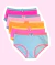 Kit Color Mix - 5 Calcinhas de Algodão - comprar online