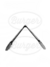 Pinza gastronómica de acero inoxidable corta - comprar online