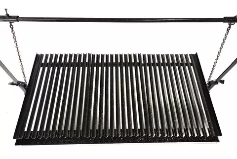 Herraje para amurar hierro ángulo enlozado 1.23mts x 0.60cm