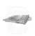 Parrilla rectangular cromada 66 x 33 plegable en internet