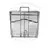 Parrilla rectangular cromada 66 x 33 plegable - Parrillas Burger