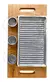 Plancha de aluminio grande con dips y base de madera - comprar online