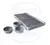 Plancha de aluminio grande con dips y base de madera - tienda online