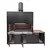 Parrilla cúbica Mod 1.800 c/módulo - Frente completo en chapa negra - comprar online