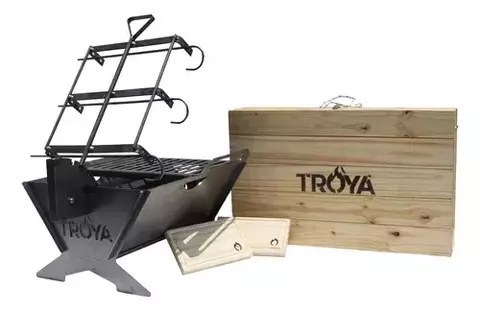 Fogón Troya Odisea encastrable + mesa