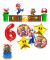 Imagen de COMBO DE GLOBOS MARIO BROS 8 ART.
