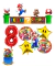 COMBO DE GLOBOS MARIO BROS 8 ART. - comprar online