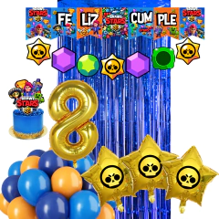 COMBO DE GLOBOS BRAWL STARS 18 ART. en internet