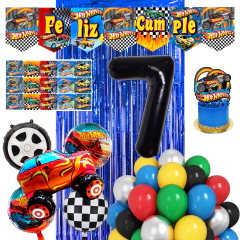 COMBO DE GLOBOS HOT WHEELS 24ART. - Dilo con globos