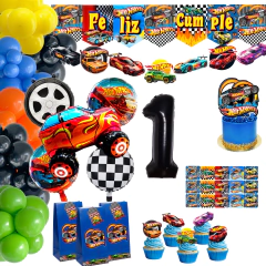 COMBO DE GLOBOS HOT WHEELS 50 ART. - Dilo con globos