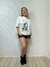 Short Cargo Jeans Grafite Manu na internet