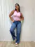 Calça wide Leg Jeans Tradicional Clara