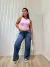 Calça wide Leg Jeans Tradicional Clara - comprar online