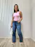 Calça wide Leg Jeans Tradicional Clara na internet