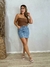 Saia Jeans Com Cinto