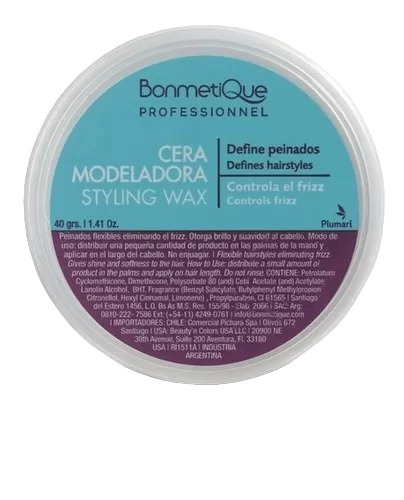 Cera Modeladora Styling Wax 40Grs Bonmetique