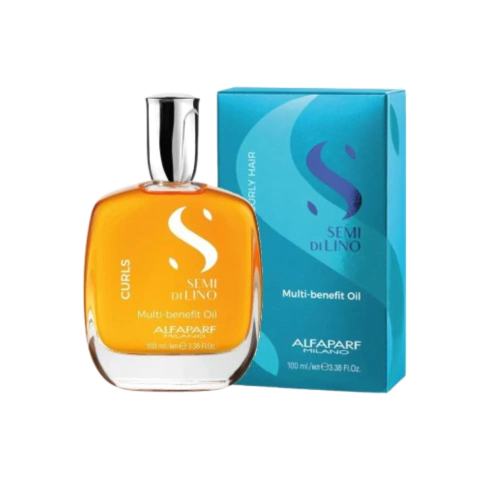 Aceite Multi-benefit Oil Semi de Lino Rulos x 100ml Alfaparf