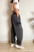 Calça Jeans Cargo Reta, Marmorizado, Unissex (P ao GG) - comprar online