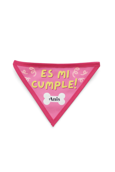 Bandana Cumple Rosa