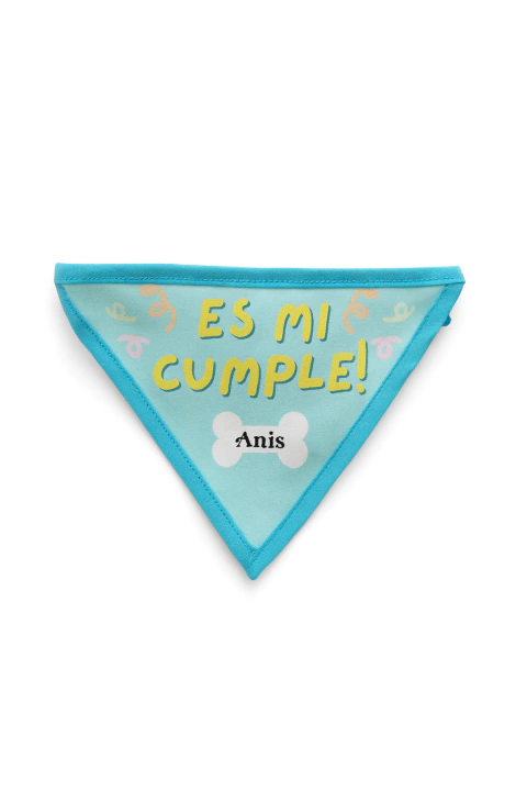 Bandana Cumple Celeste