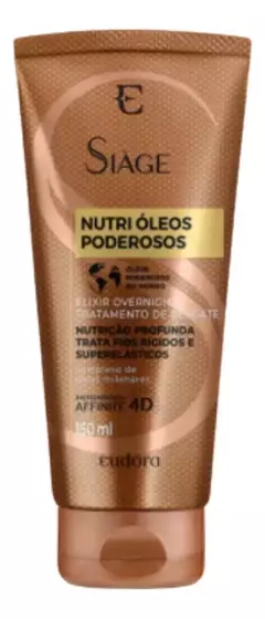 Elixir Capilar Tratamento Overnight Siàge Nutri Óleos Poderosos 150ml