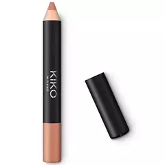 Batom Lápis Lip Crayon 01 Light Hazelnut Smart Fusion Matte Kiko Milano - 1,6g