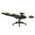SILLA GAMER SYX CH-451 GR VERDE NEGRO