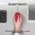 MOUSE USB LOGITECH M110 SILENT RED