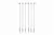 JUEGO 6 AGITADORES PARA COCTELES ACERO INOXIDABLE 19CM - comprar en línea