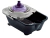 CUBETA AUTOMATICA CON RUEDAS GIRATORIAS DE PLASTICO COLOR GRIS OSCURO Y GRIS CLARO DE 14L - Tendence