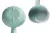 JUEGO DE 6 TAZAS MEDIDORAS DE PLASTICO LIBRE DE BPA MENTA - Tendence