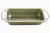 MOLDE CON TAPANGULAR PARA HORNEAR CON ASAS PANQUE ACERO GRIS 23X13CM - comprar en línea