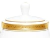 AZUCARERA DE PORCELANA CON TAPA CRESTWOOD GOLD - Tendence