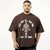 Oversized Golds Gym Marrom