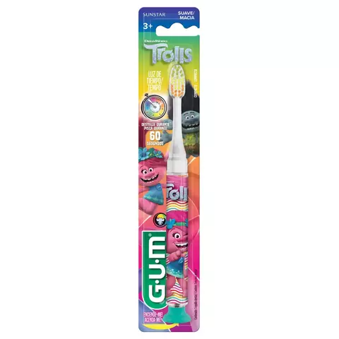 GUM CEPILLO DENTAL INFANTIL TROLLS +3 AÑOS