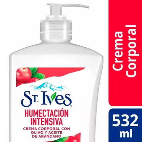 CREMA CORPORAL ST IVES HUMECTACION INTENSIVA X 532 ML