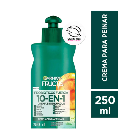 CREMA PARA PEINAR FRUCTIS GARNIER PROBIOTICOS X 250 ML