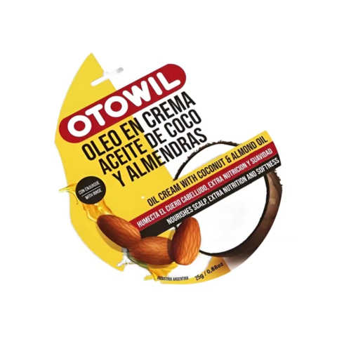 OLEO EN CREMA ACEITE DE COCO Y ALMENDRAS OTOWIL X 25 G