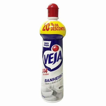 VEJA BANHEIRO X14 TIRA LIMO 500ML SQUEEZE