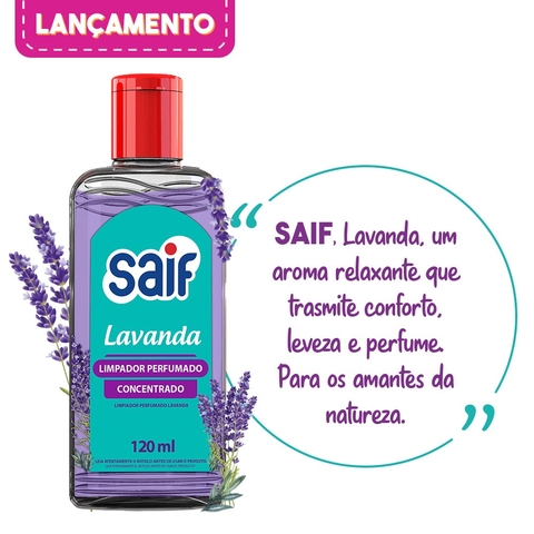 LIMPADOR PERFUMADO CONCENTRADO LAVANDA SAIF 120ML