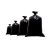 SACO P/ LIXO WL - TAM: 20L PRETO MC 04 C/ 100 UN