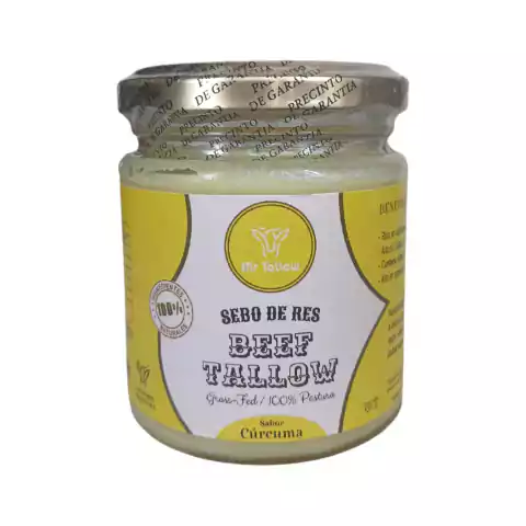 Sebo de Res Mr Tallow CON CÚRCUMA 150gr Beef Tallow